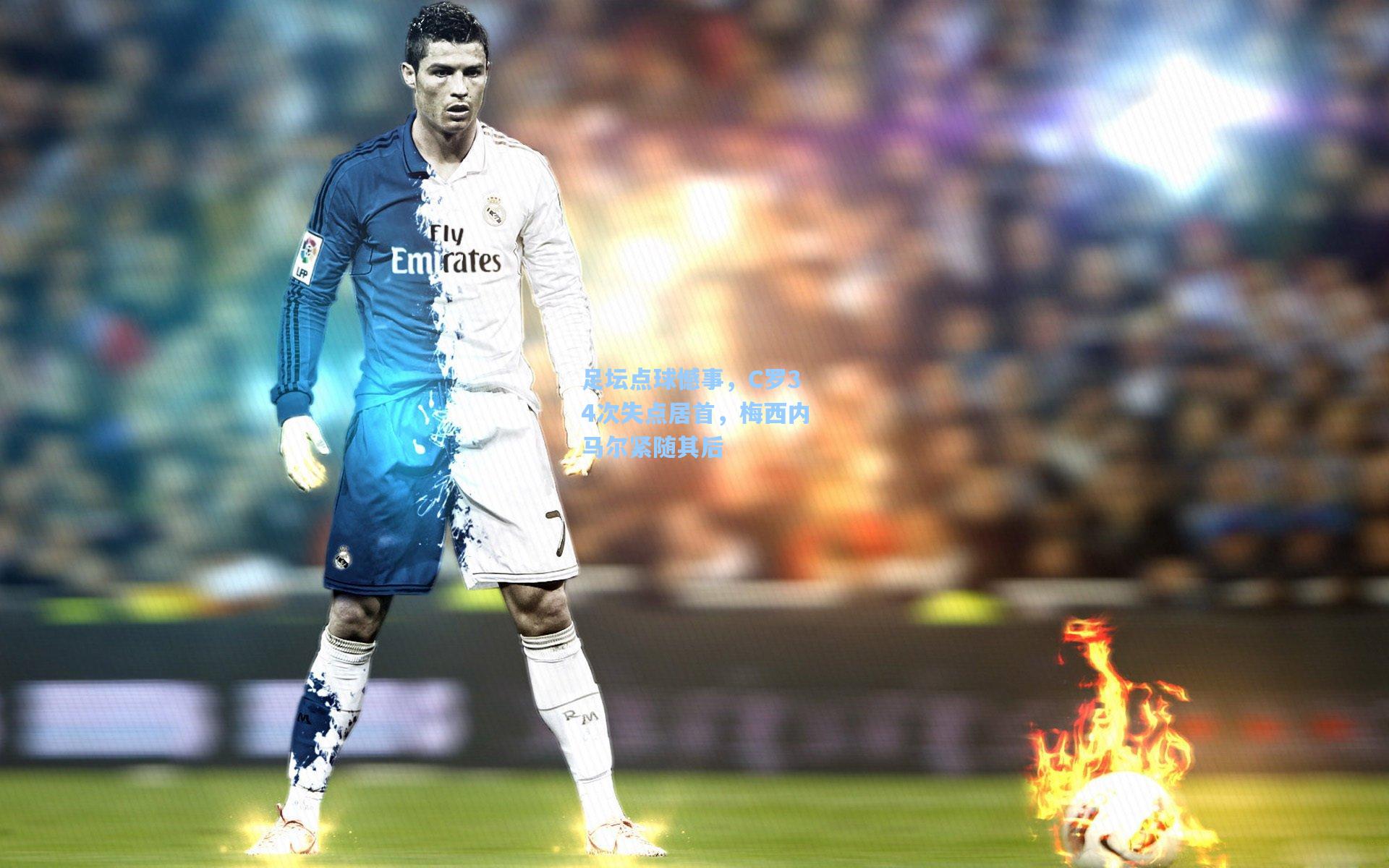 足坛点球憾事，C罗34次失点居首，梅西内马尔紧随其后